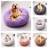 Image of Long Plush Super Soft Pet Bed Kennel Dog Round Cat Winter Warm Sleeping Bag Puppy Cushion Mat Portable Cat Supplies