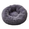 Image of Long Plush Super Soft Pet Bed Kennel Dog Round Cat Winter Warm Sleeping Bag Puppy Cushion Mat Portable Cat Supplies