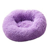 Image of Long Plush Super Soft Pet Bed Kennel Dog Round Cat Winter Warm Sleeping Bag Puppy Cushion Mat Portable Cat Supplies