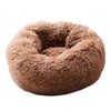 Image of Long Plush Super Soft Pet Bed Kennel Dog Round Cat Winter Warm Sleeping Bag Puppy Cushion Mat Portable Cat Supplies