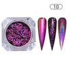 Image of BORN PRETTY Holographic Chameleon Nail Sequins Mirror Glitter Powder Nail Art Chrome Pigment Paillettes Glitter Flakes UV Gel