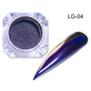 Image of BORN PRETTY Peacock Holographic Chameleon Nail Powder 0.5g 1g Mirror Laser Manicure Nail Art Decoration Chrome Pigment Glitter