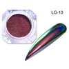 Image of BORN PRETTY Peacock Holographic Chameleon Nail Powder 0.5g 1g Mirror Laser Manicure Nail Art Decoration Chrome Pigment Glitter