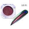 Image of BORN PRETTY Peacock Holographic Chameleon Nail Powder 0.5g 1g Mirror Laser Manicure Nail Art Decoration Chrome Pigment Glitter