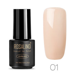 ROSALIND Nail Polish 7ML 58 Color Series Gel Nail Polish Nail Art UV LED Soak-off Gel Lacquer Vernis Semi Permanent Gel Varnish