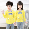 Image of New Autumn Cartoon Pajamas For Girls Boys Children's Pajamas Long-sleeves Cotton 2pcs Pyjamas Set Baby Clothes Kids Sleepwear