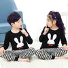 Image of New Autumn Cartoon Pajamas For Girls Boys Children's Pajamas Long-sleeves Cotton 2pcs Pyjamas Set Baby Clothes Kids Sleepwear