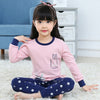 Image of New Autumn Cartoon Pajamas For Girls Boys Children's Pajamas Long-sleeves Cotton 2pcs Pyjamas Set Baby Clothes Kids Sleepwear