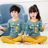 Image of New Autumn Cartoon Pajamas For Girls Boys Children's Pajamas Long-sleeves Cotton 2pcs Pyjamas Set Baby Clothes Kids Sleepwear