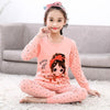 Image of New Autumn Cartoon Pajamas For Girls Boys Children's Pajamas Long-sleeves Cotton 2pcs Pyjamas Set Baby Clothes Kids Sleepwear